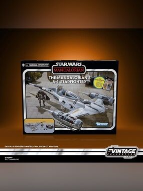 Star Wars The Mandalorian N-1 Starfighter Toy Vehicle - NEW UNBOXED SEALED